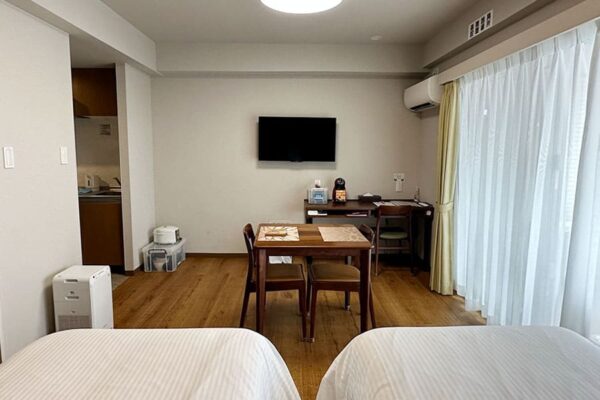 那覇市 コンドミニアム ホテル スマートコンド泊 客室 ツインルーム 雰囲気