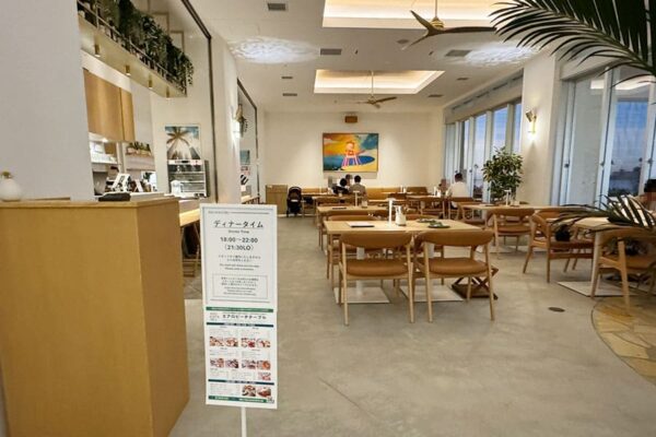 豊見城市 瀬長島 ストーリーライン瀬長島 レストラン 夕食 オールデイダイニングレストラン AERO BEACH TABLE