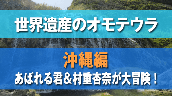 世界遺産のオモテウラ 沖縄編 あばれる君 村重杏奈