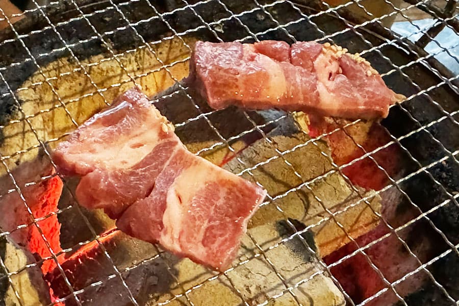 名護市 幸喜 七輪 焼肉 おばぁの家 タンサガリ