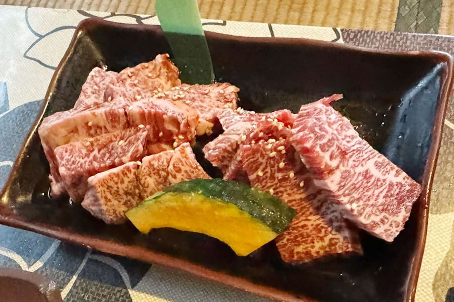 名護市 幸喜 七輪 焼肉 おばぁの家 特上カイノミ 上ハラミ