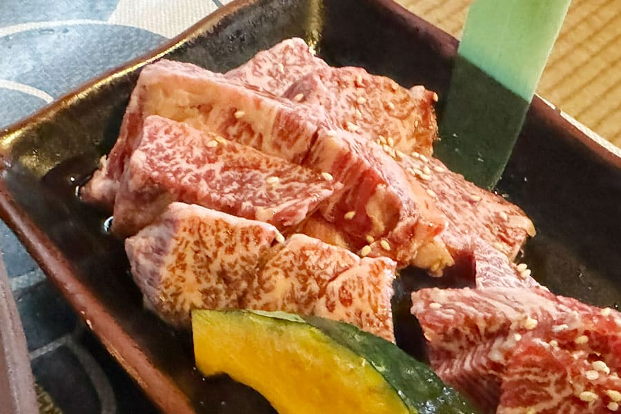 名護市 幸喜 七輪 焼肉 おばぁの家 上ハラミ