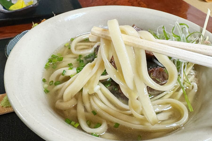 恩納村 沖縄そば 崎濱製麺 Aセット 崎浜すば 中サイズ 中太平麺 ストレート