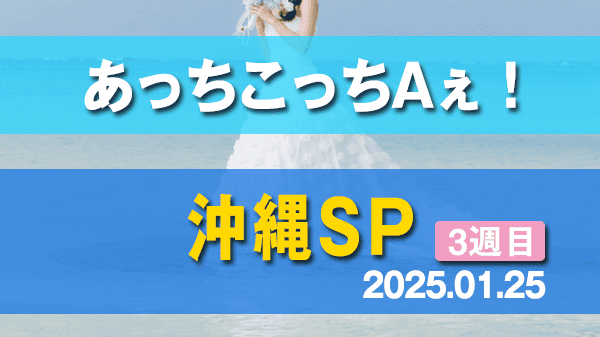 あっちこっちAぇ！ 沖縄SP 3週目 結婚式 プロレス