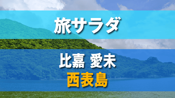 旅サラダ ゲストの旅 西表島 比嘉愛未